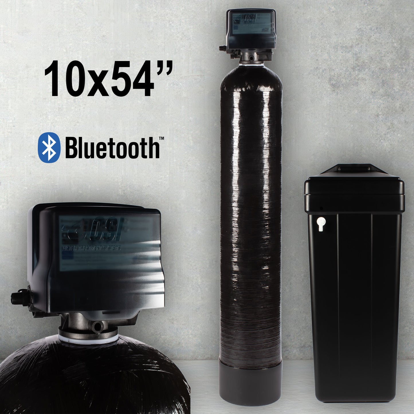 Water Softener Filter – Digital Bluetooth 10" x 54" Tank with Brine Tank