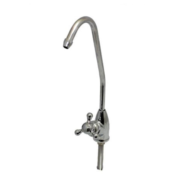 Chrome Metal Long Reach Faucet with Ceramic Closure – Durable, Elegant, and Smooth Performance