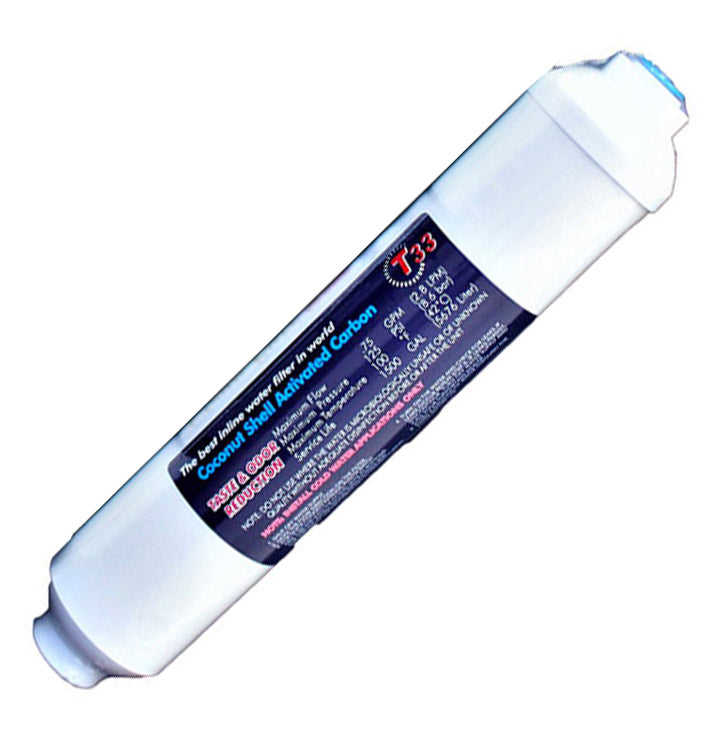 Granular activated carbon In-Line filter, 2"x10"