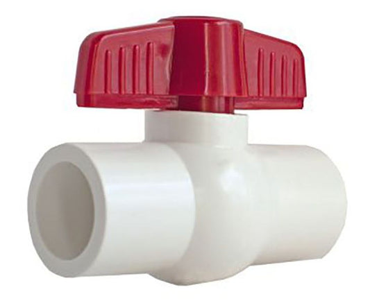 1" PVC Ball Valve Schedule 40 – Slip x Slip