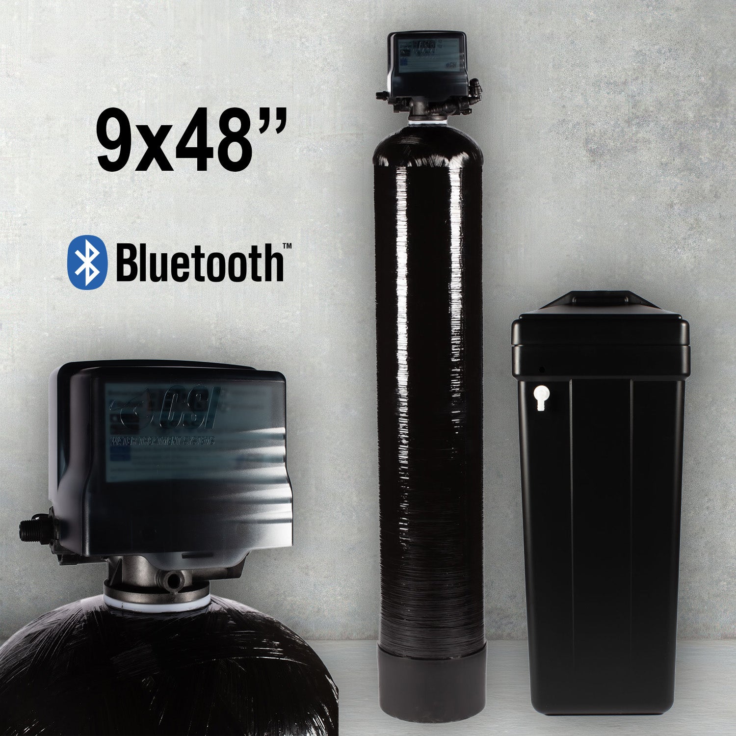Water Softener Filter – Digital Bluetooth 9" x 48" Tank with Brine Tank