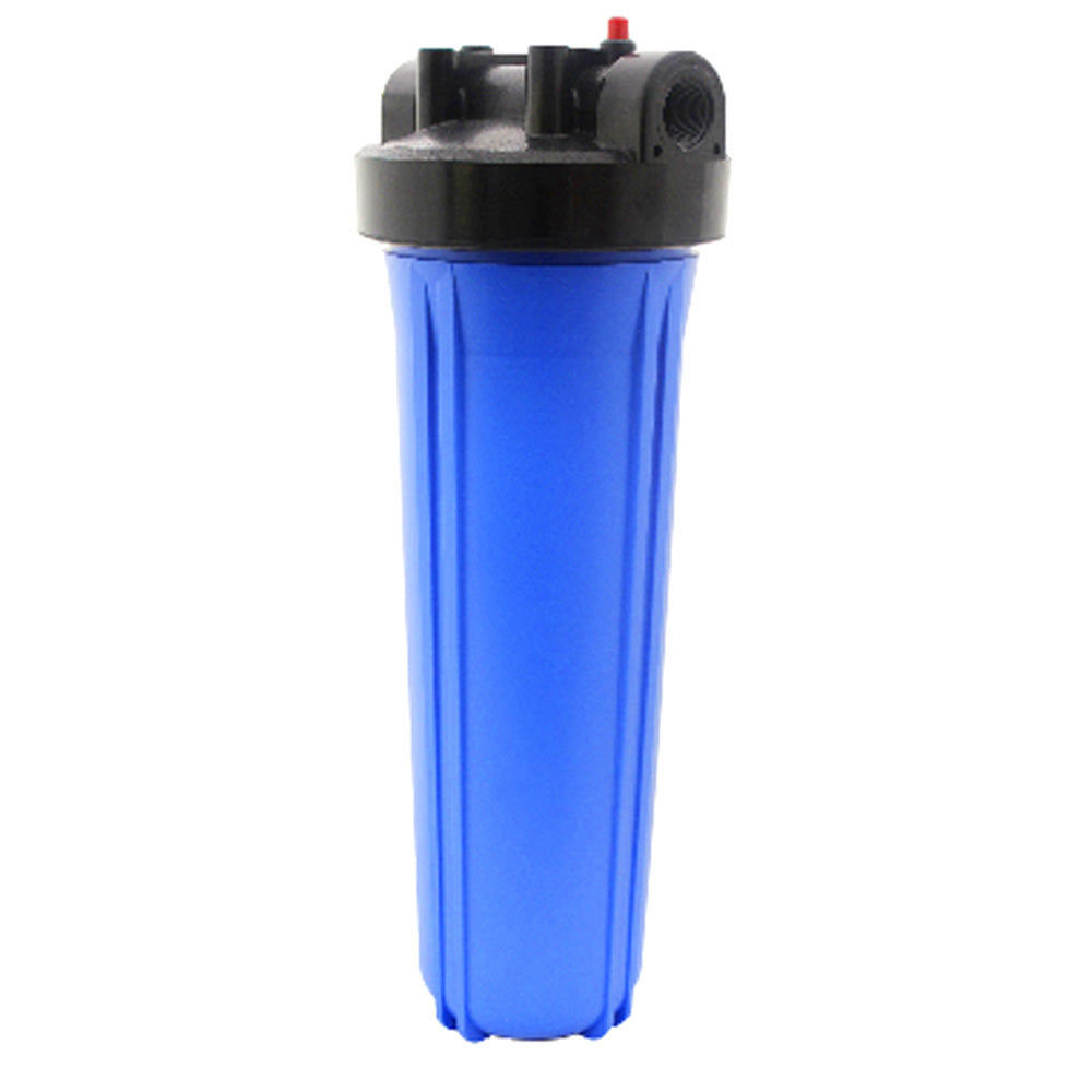 Whole House Big Blue Filter Housing – 4.5" x 20", 1" Ports