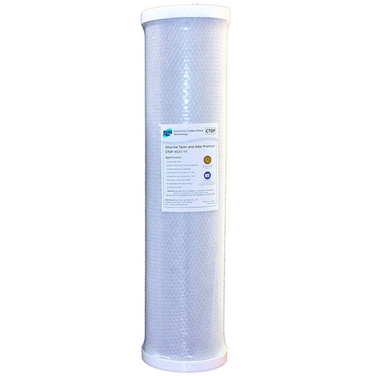 Carbon Block Cartridge 4.5" x 20" – 10 Micron