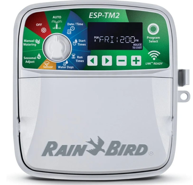 Rain Bird ESP-TM2 – 4 Station Irrigation Controller (Indoor/Outdoor, 120V, WiFi-Compatible)