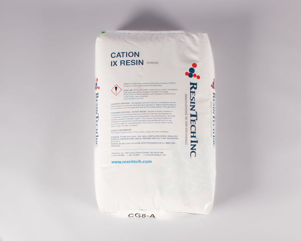 ResinTech CG8 Ion Exchange Resin – 1 cu.ft., 8% Crosslink, Sodium
